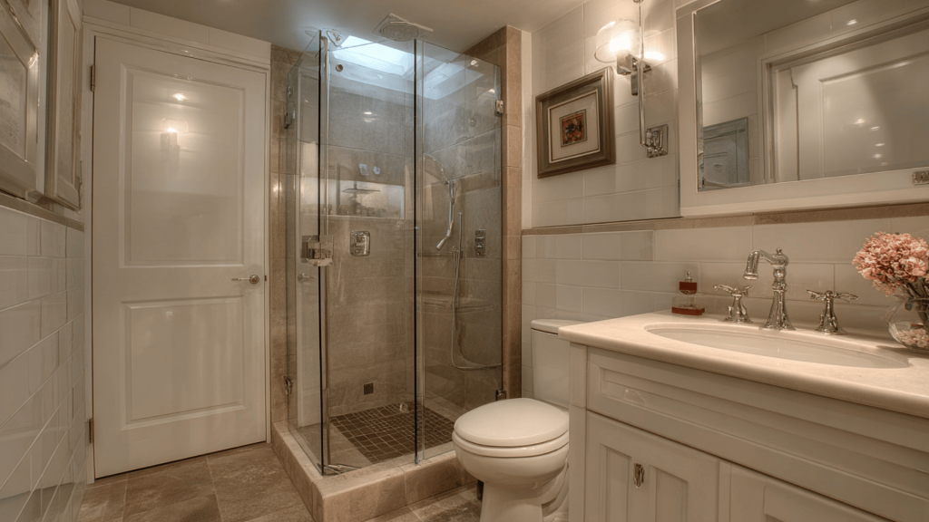 bi fold shower doors