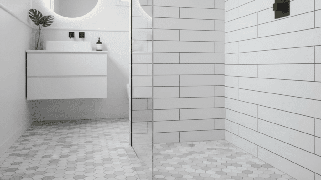 hexagonal tile floor