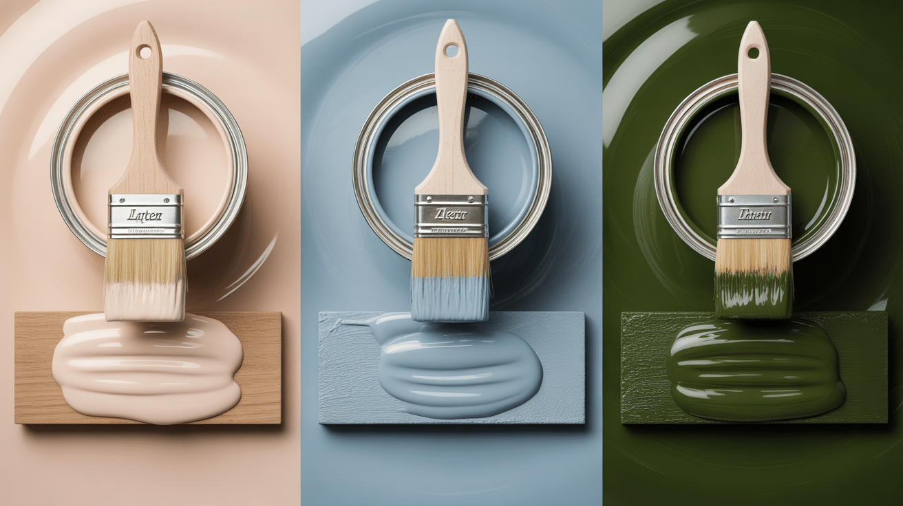 latex acrylic oil paints