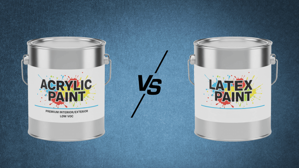 latex vs acrylic paint