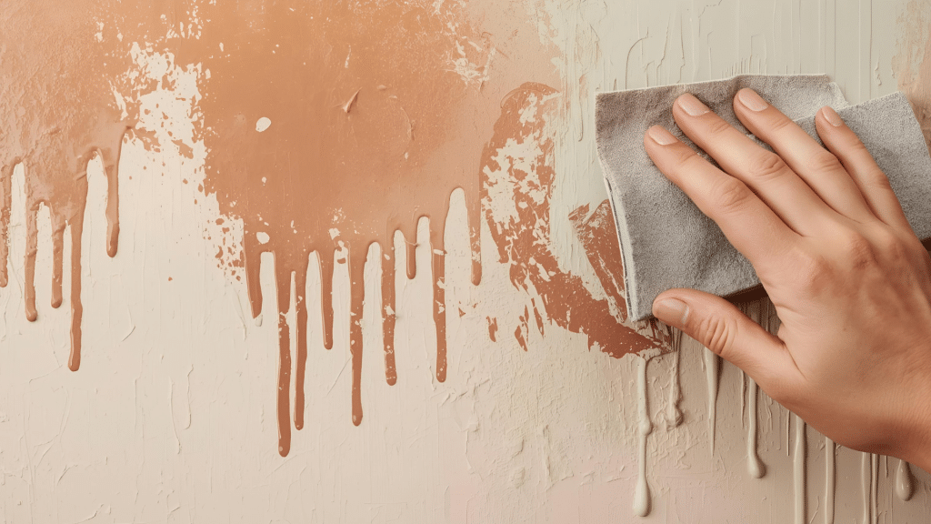 patchy uneven overlap