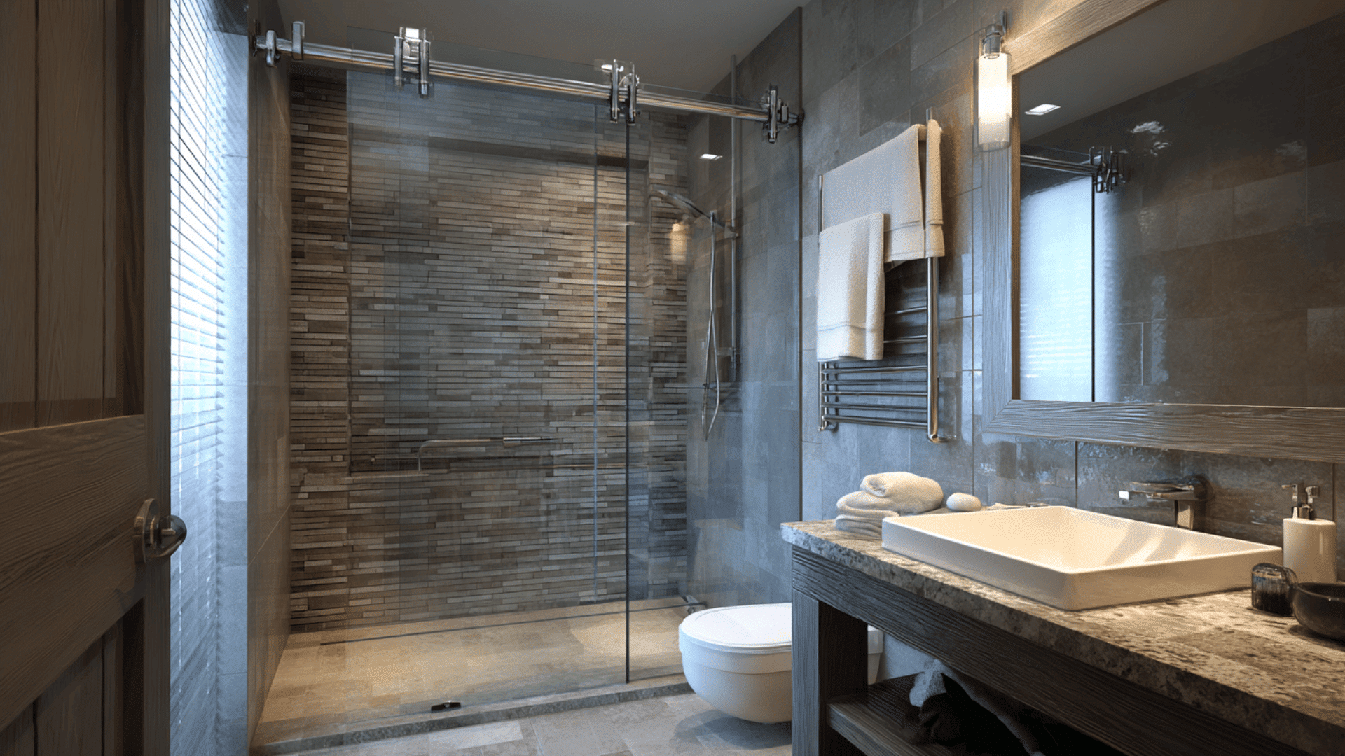 sliding glass shower door