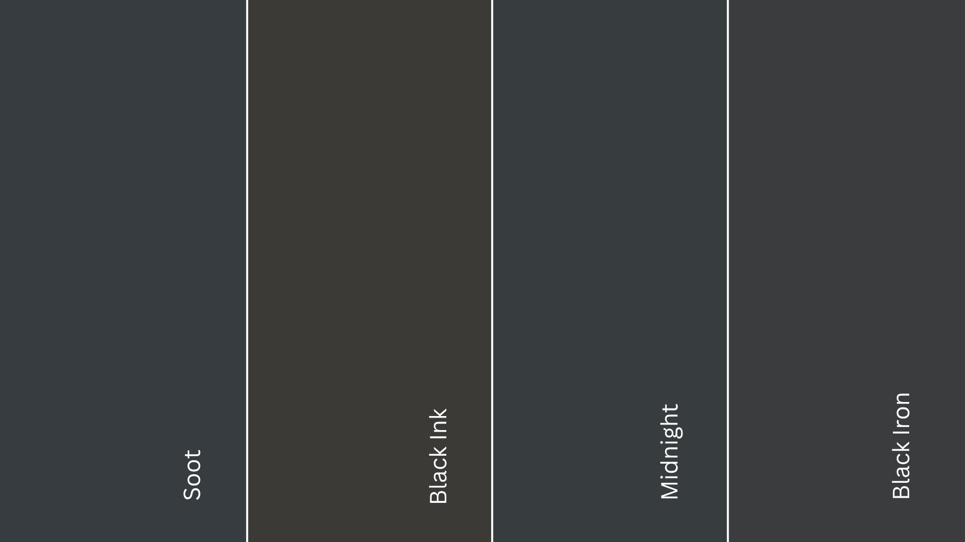 soot vs other benjamin moore blacks