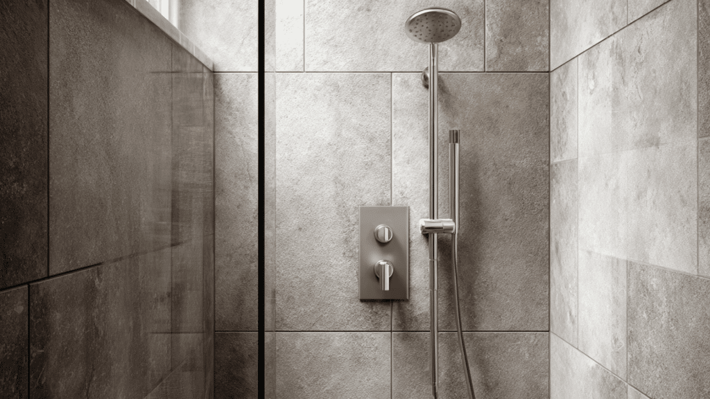 wall mounted shower controls