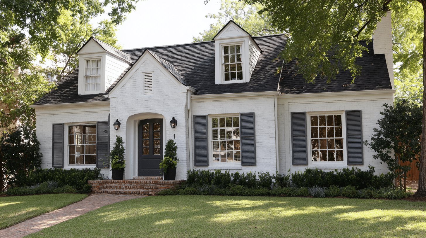 window trim and shutters