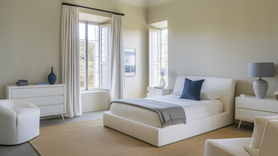 cool off white bedroom walls