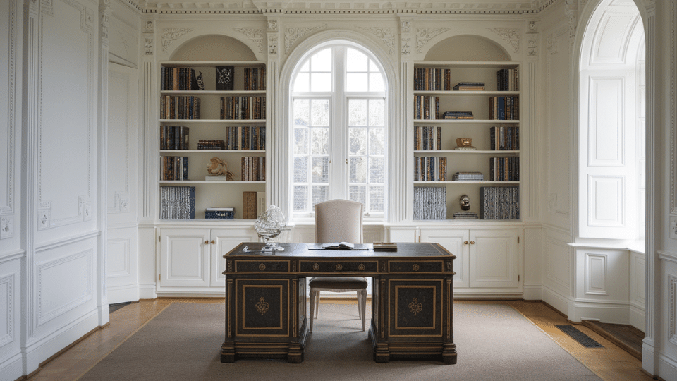 historic or period homes with same trim and wall colors