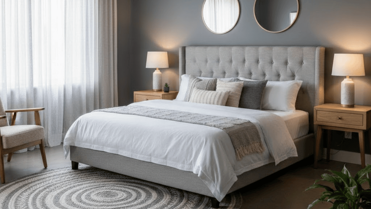 soft clay gray bedroom wall (1)