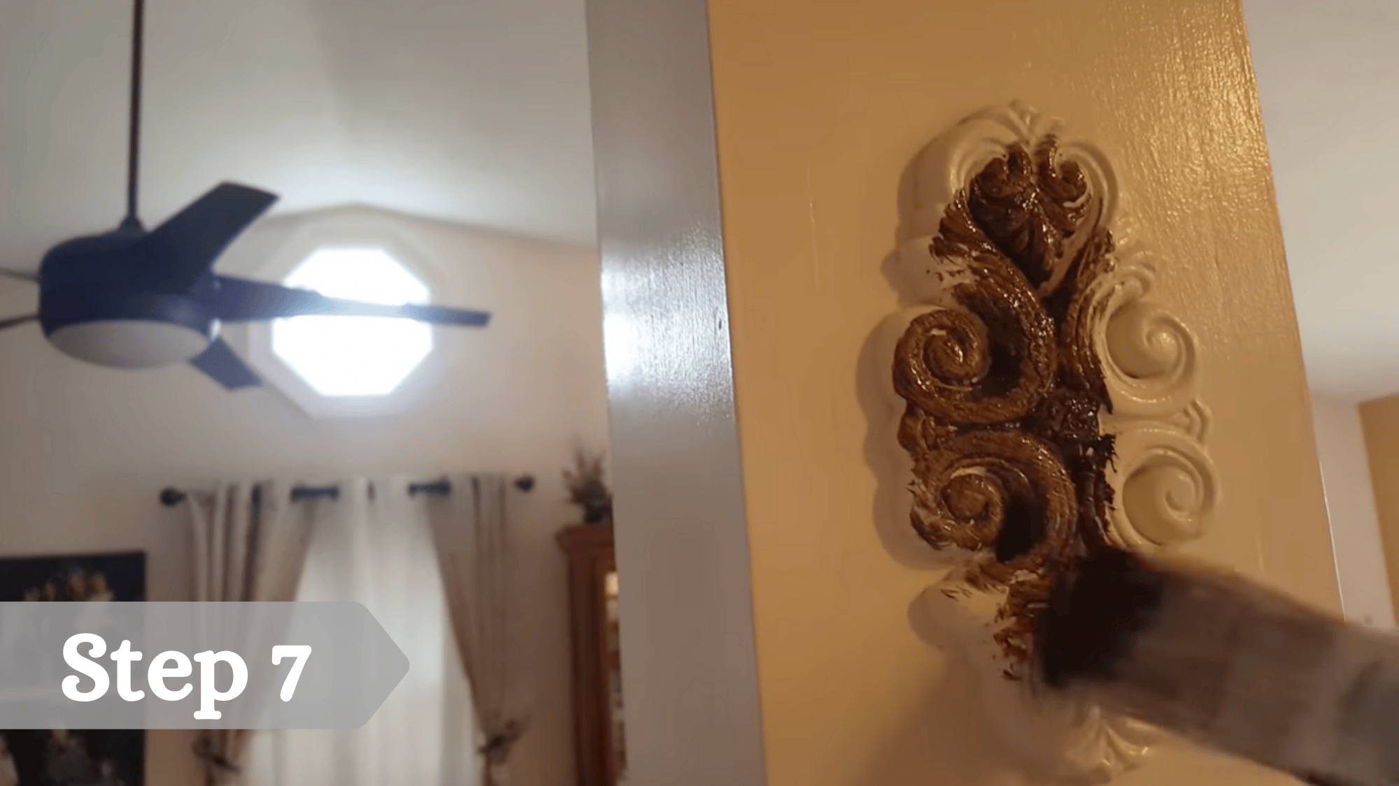 step 7 apply glaze to highlight details