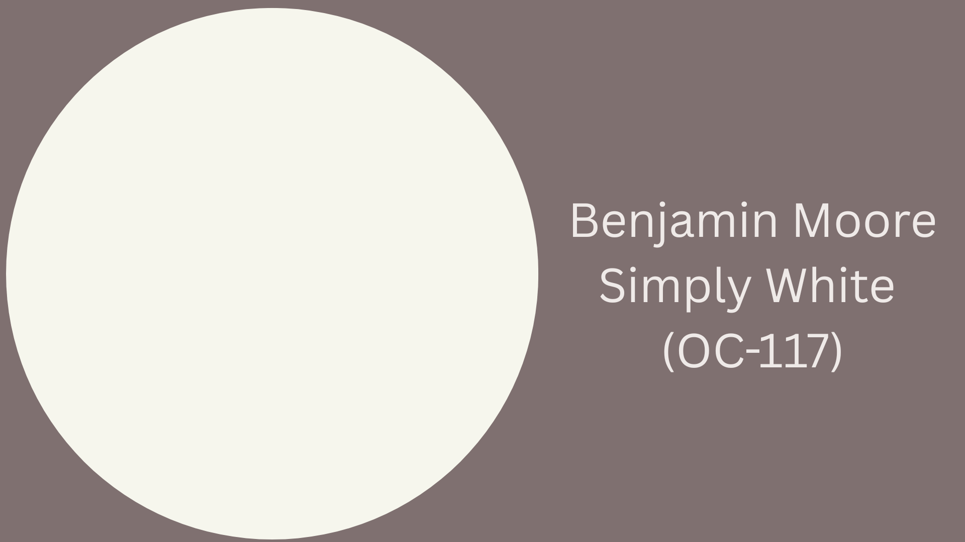benjamin moore simply white oc 117