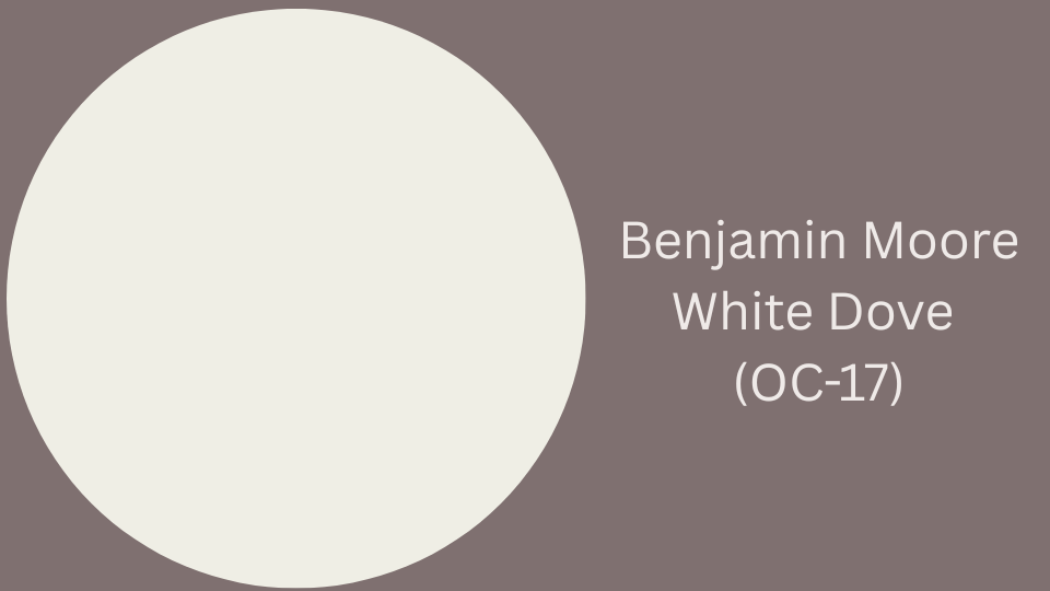 benjamin moore white dove oc 17