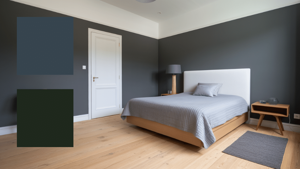 best dark accent colors for light hardwood