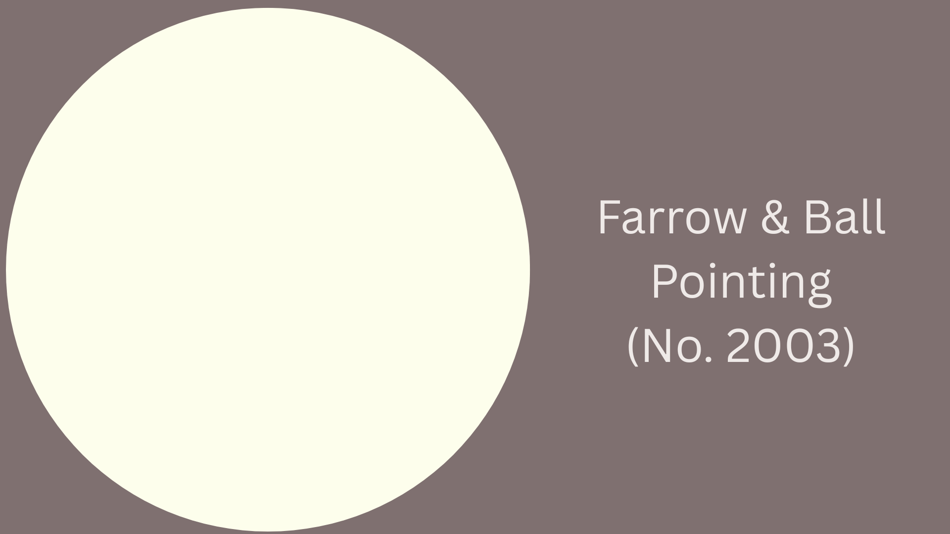 farrow and ball pointing no 2003