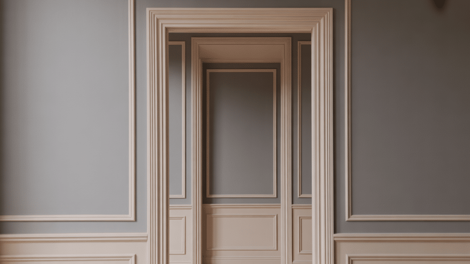 greige walls with soft beige trim