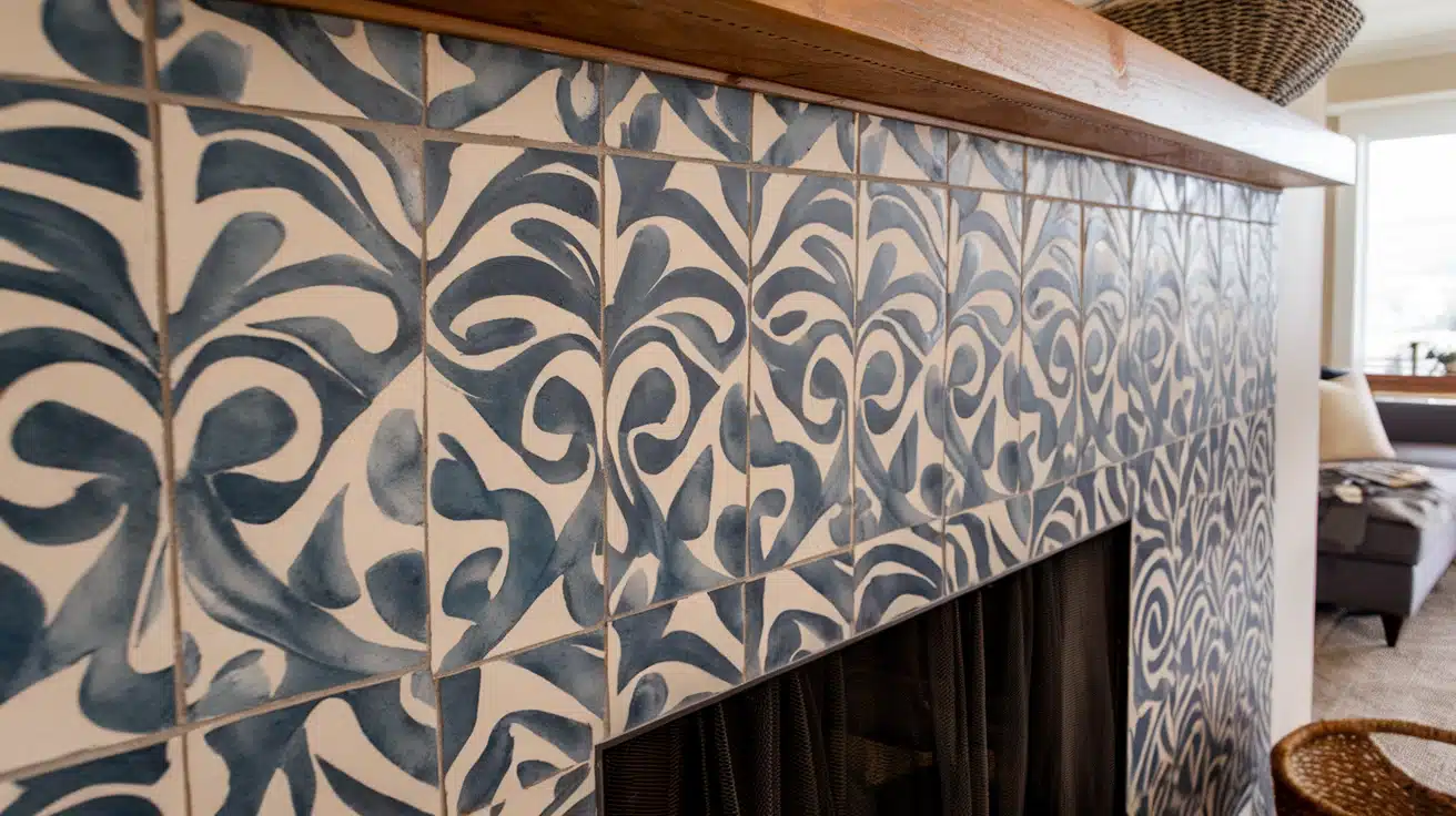 patterned cement tile