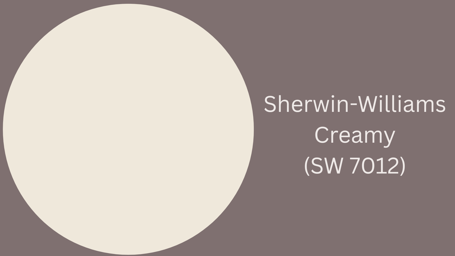 sherwin williams creamy sw 7012