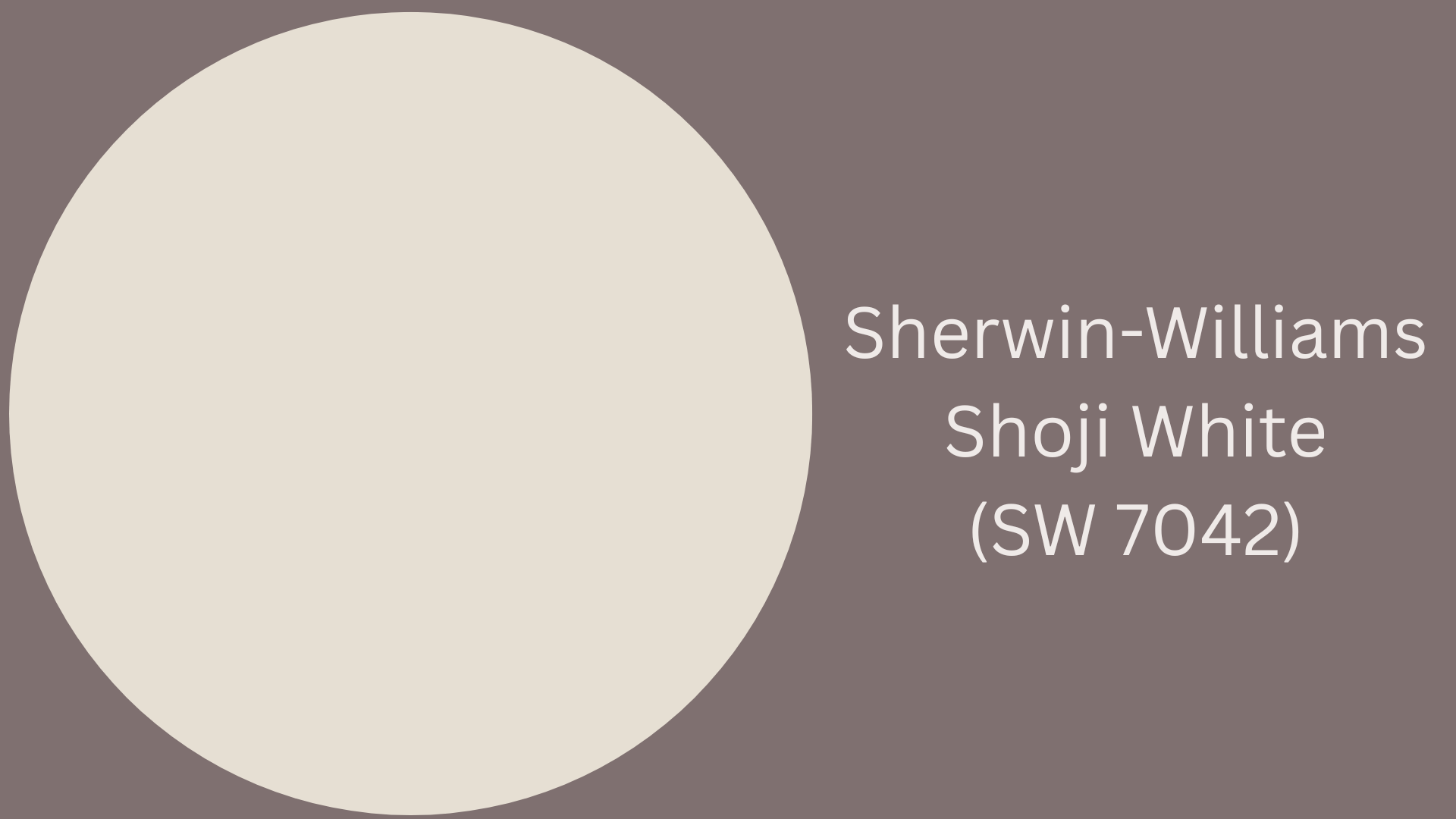 sherwin williams shoji white sw 7042
