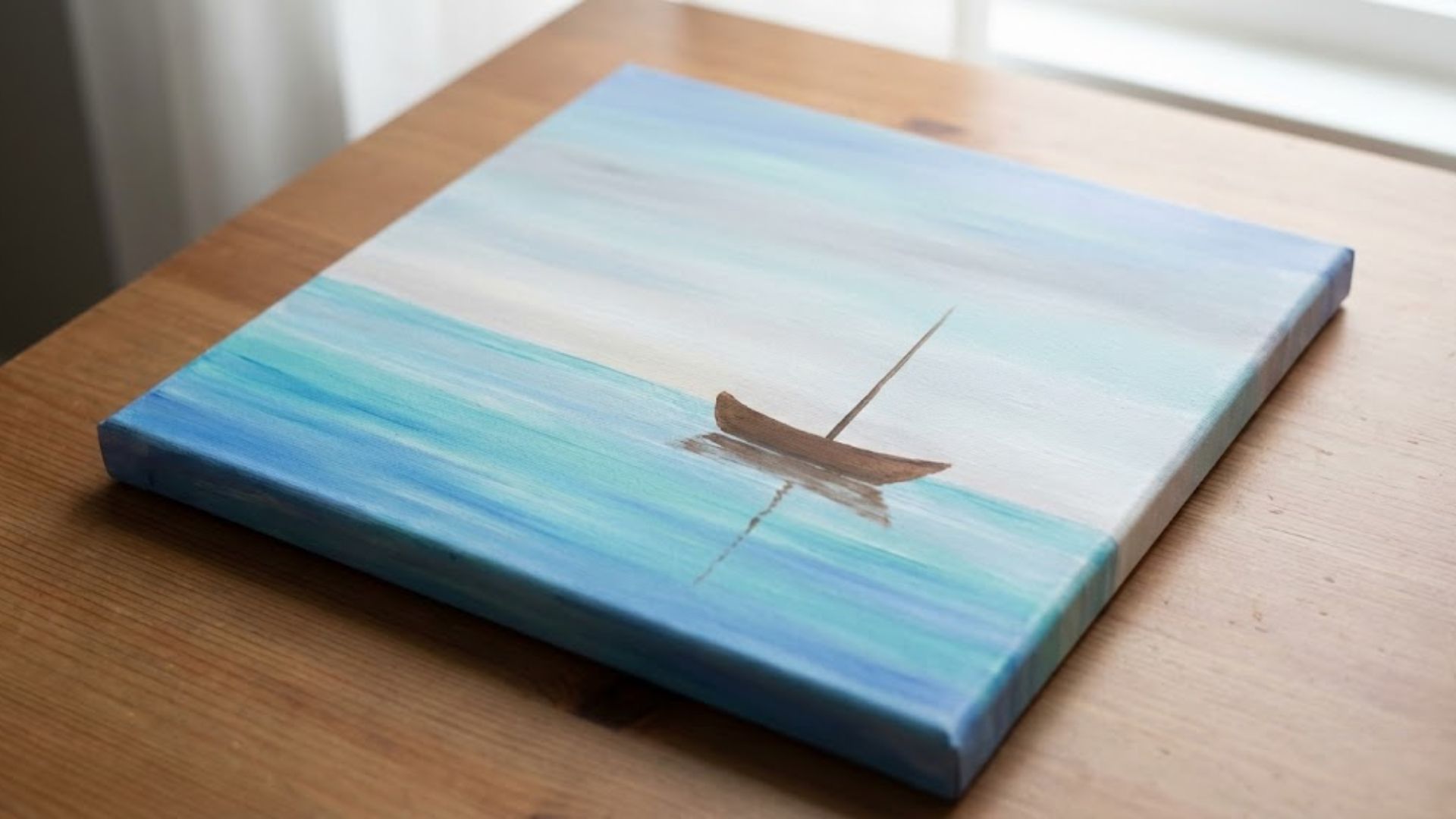 simple boat on water