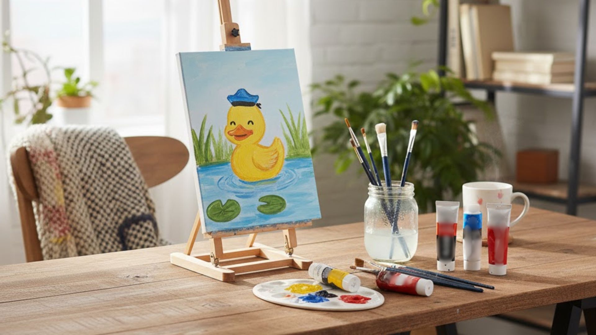 simple painting ideas for your first canvas