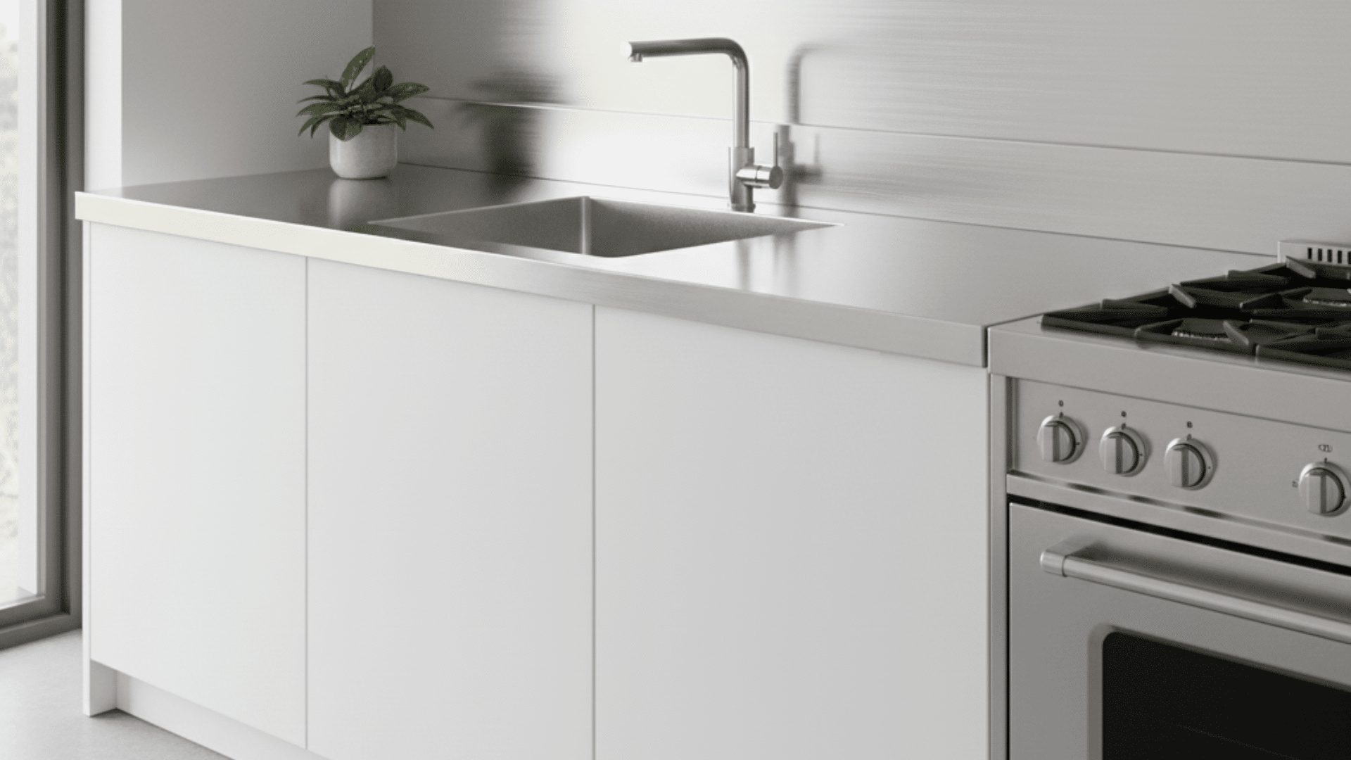 stainless steel counertops