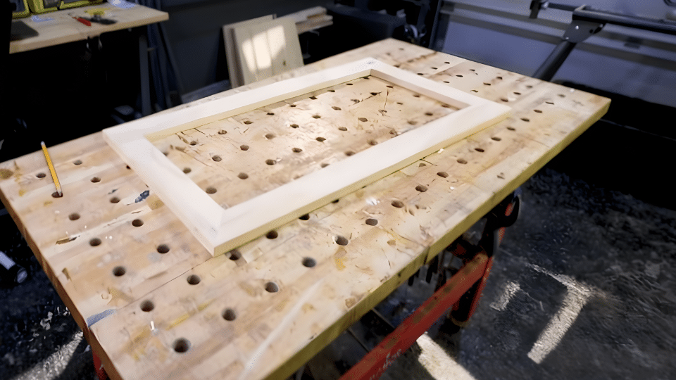 step cut rails stiles and calculate tenon allowances