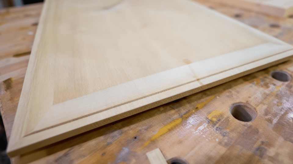 step shape the center panel and add profile