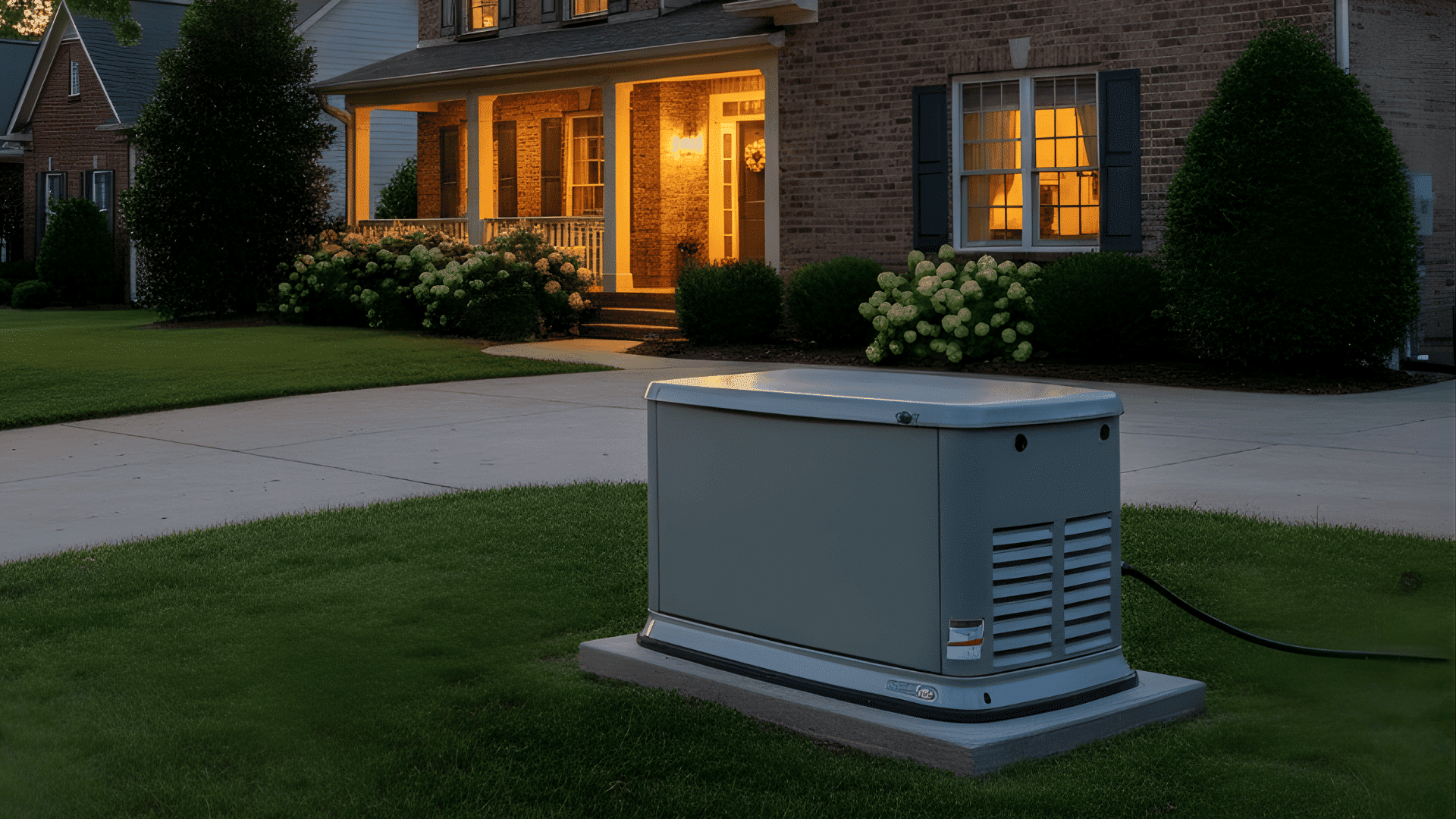 which size generator to run a house