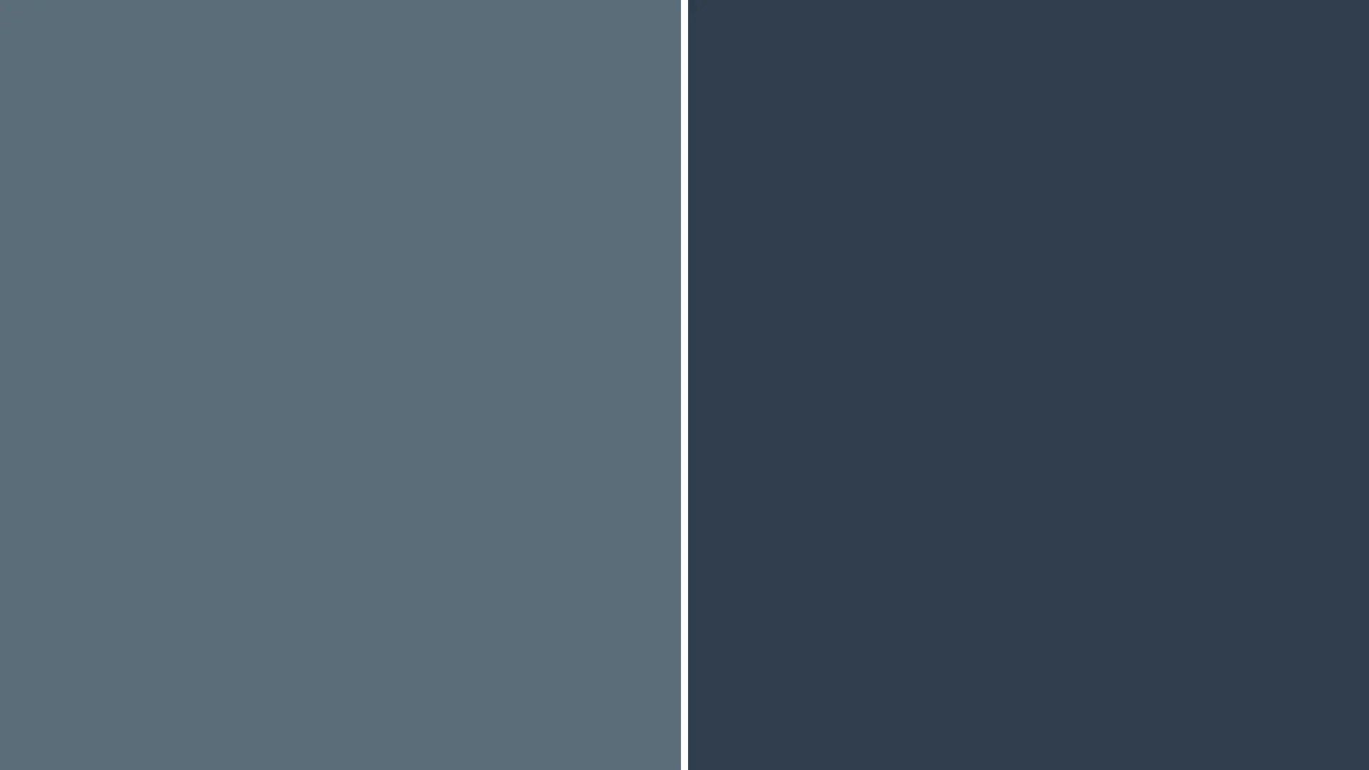 color comparison of a muted slate blue next to smoky blue and sherwin williams naval dark navy tone