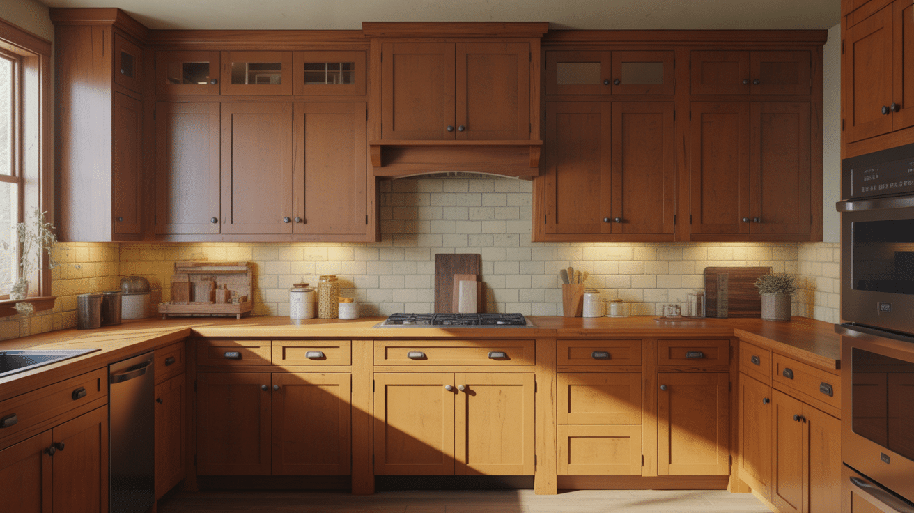 craftsman mission style cabinets
