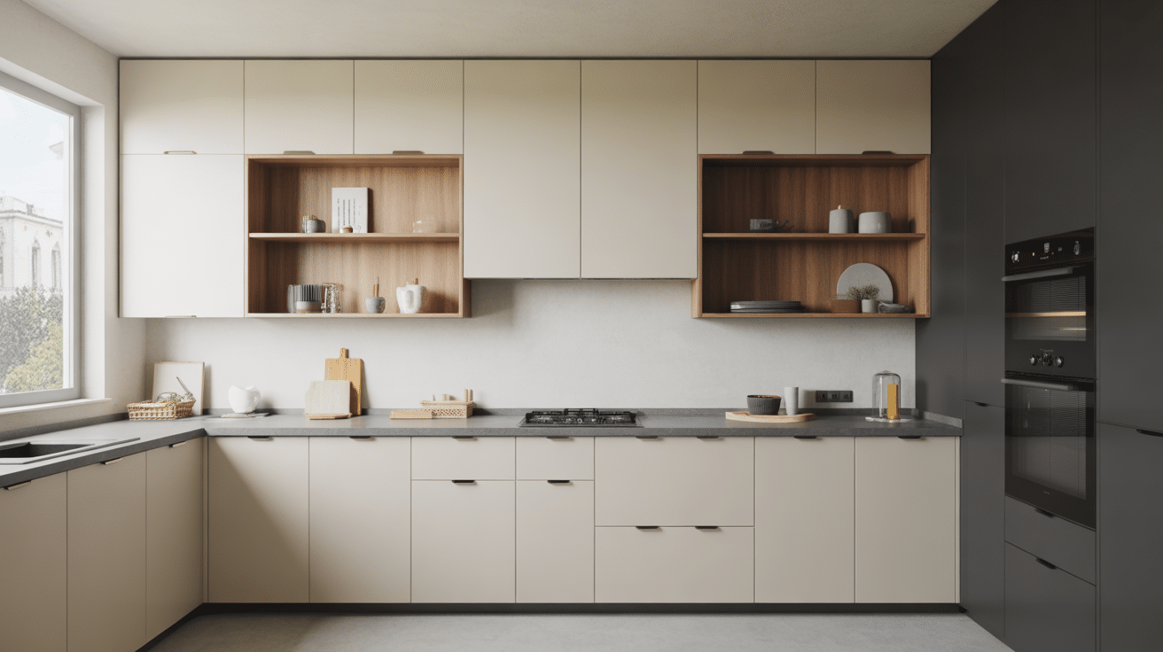 frameless european style cabinets