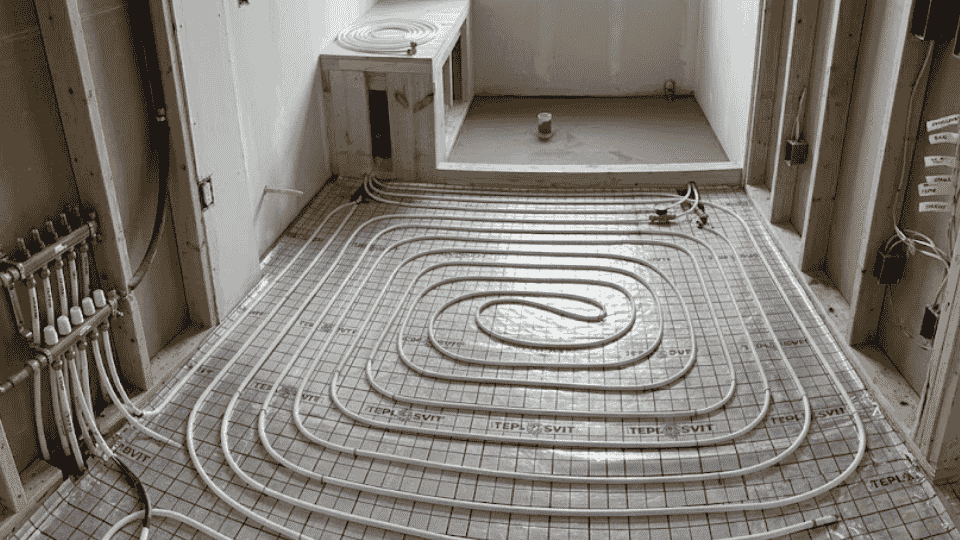 modern bathroom sink setup with a white porcelain undermount sink and chrome faucet