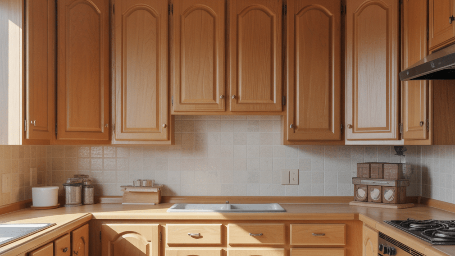 partial overlay cabinets