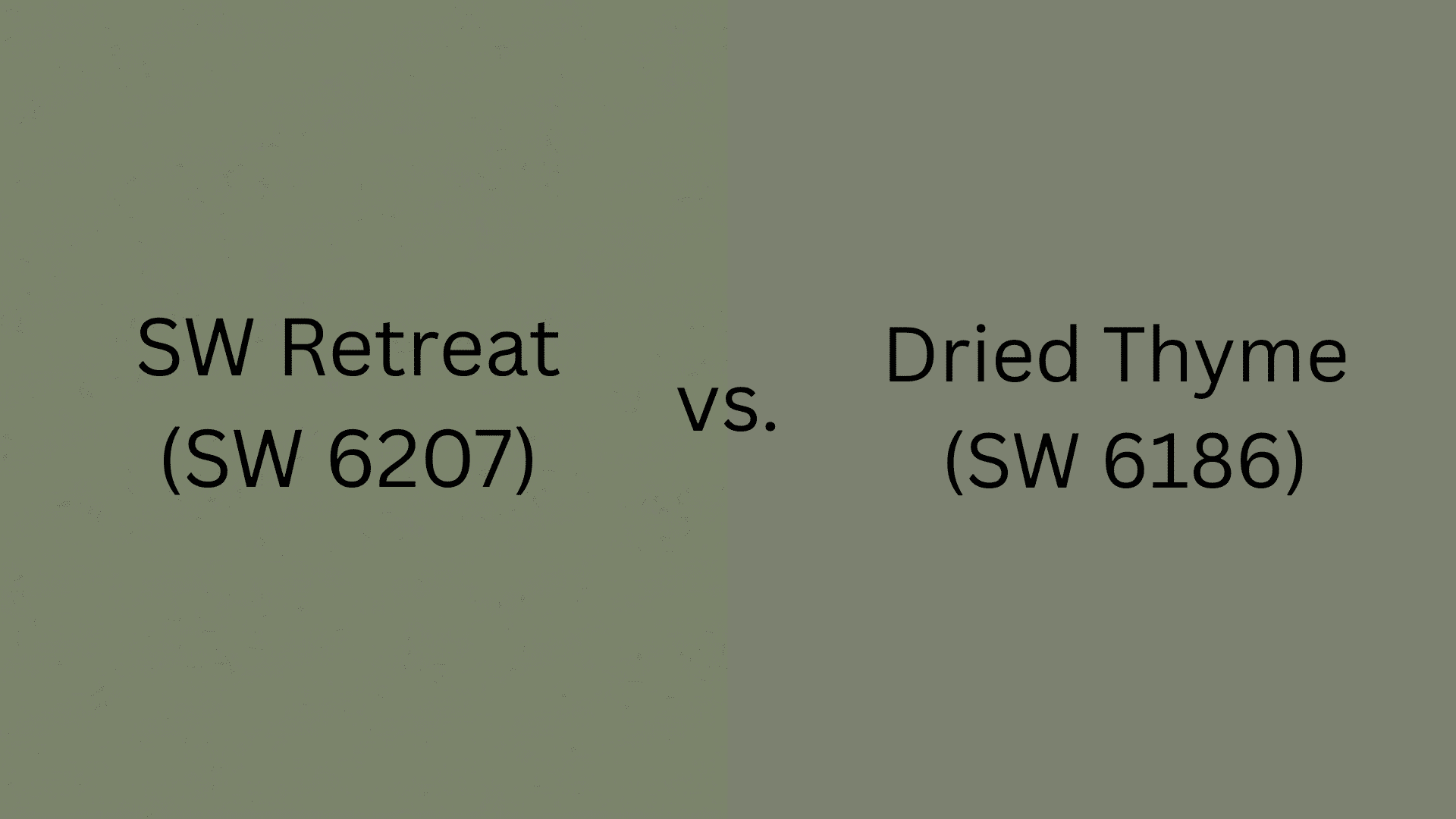 picture of sw dried thyme vs sw retreat in side by side compraison in a clear picture with there name on it