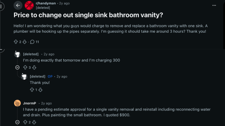 Photo inspiration: Gallery Detail: Cost To Replace Bathroom Vanity Complete Price Breakdown