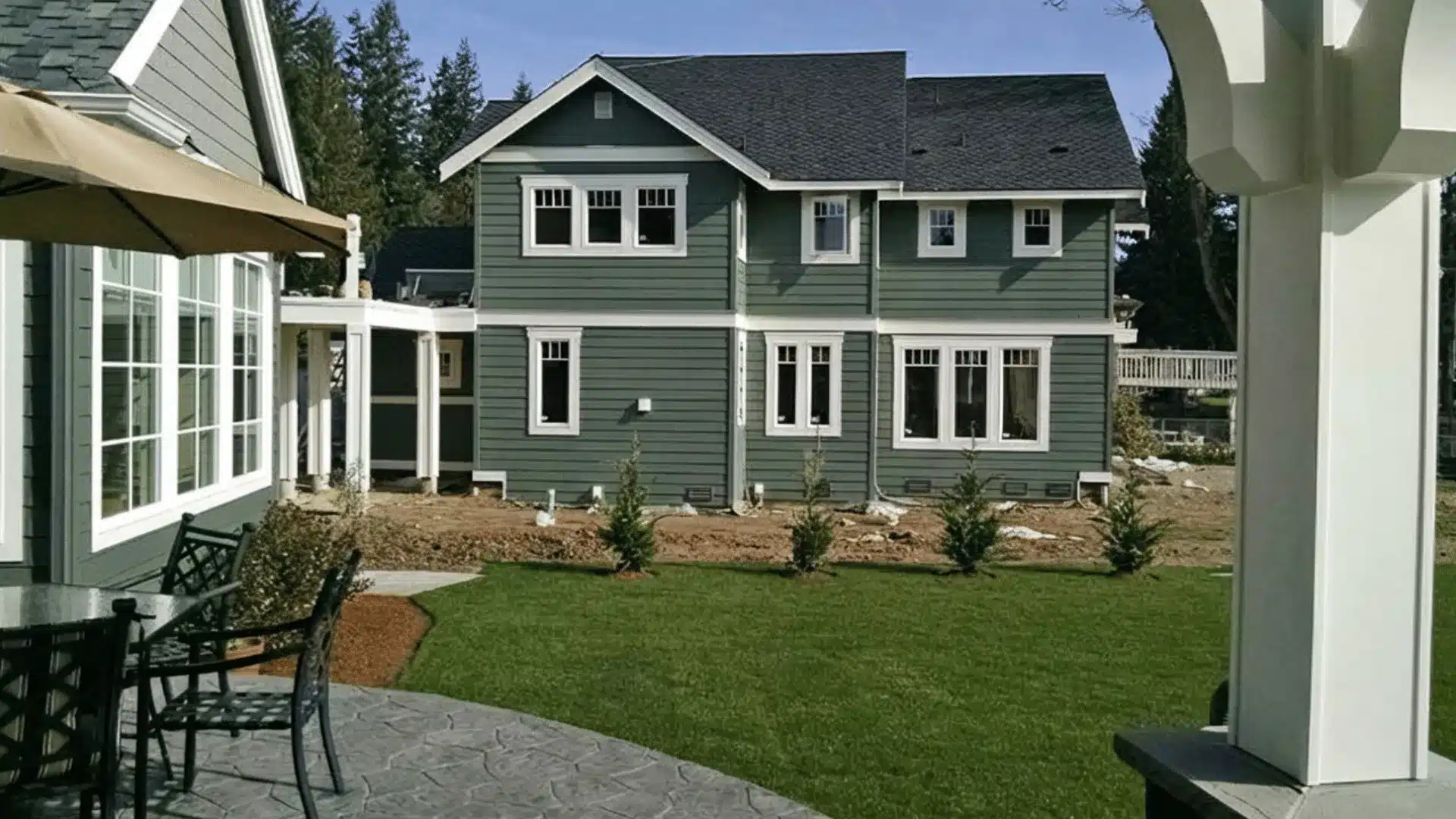 the color on the wall should be is a deep, muted, and serene green-gray paint color with neutral-cool undertones