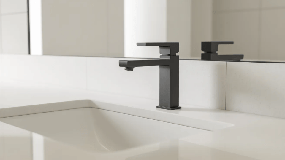 modern bathroom faucet giving sink a fresh updated look