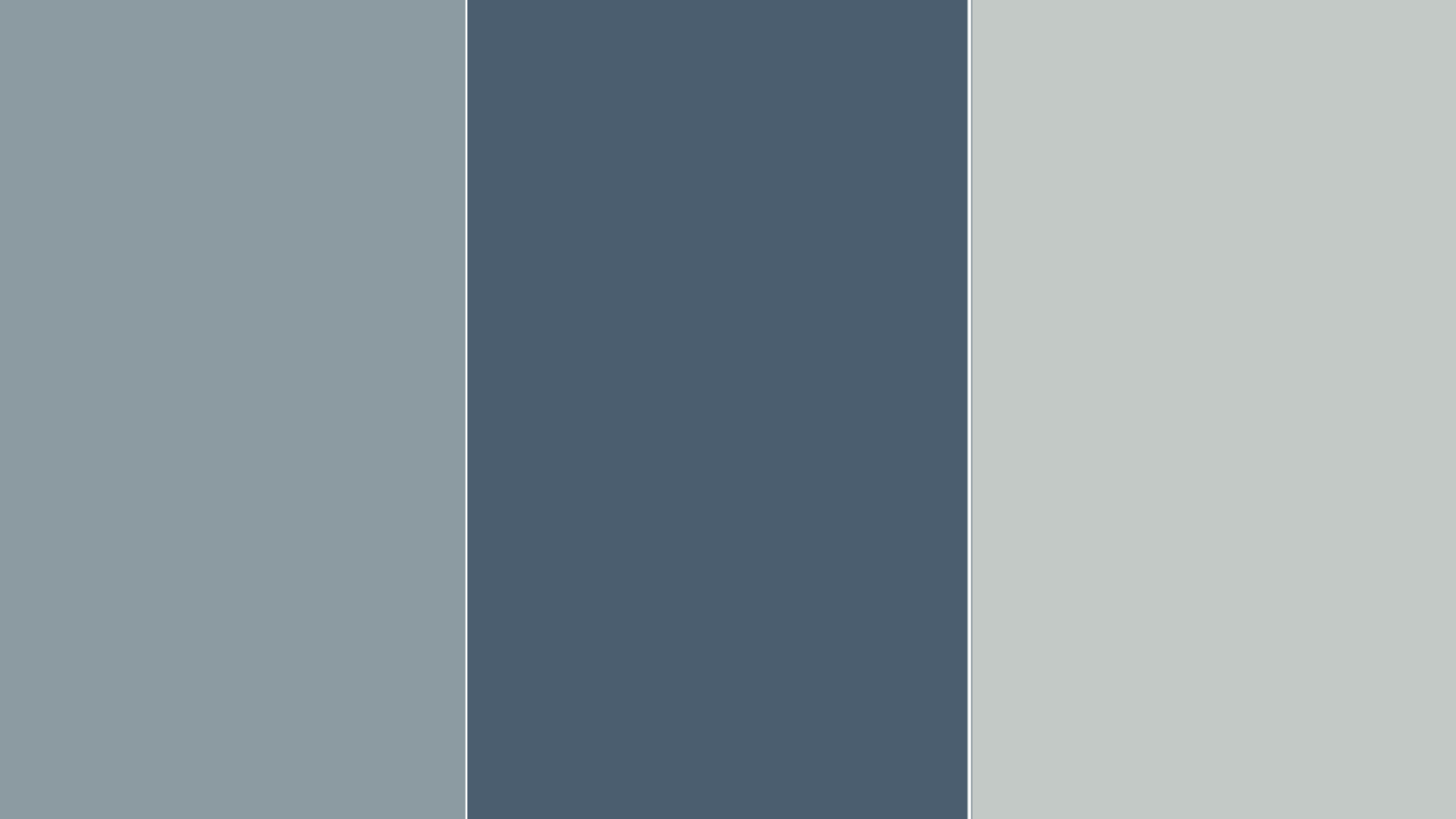 side by side swatch comparison of sherwin-williams debonair, behr english channel, and behr light french gray blue (1)