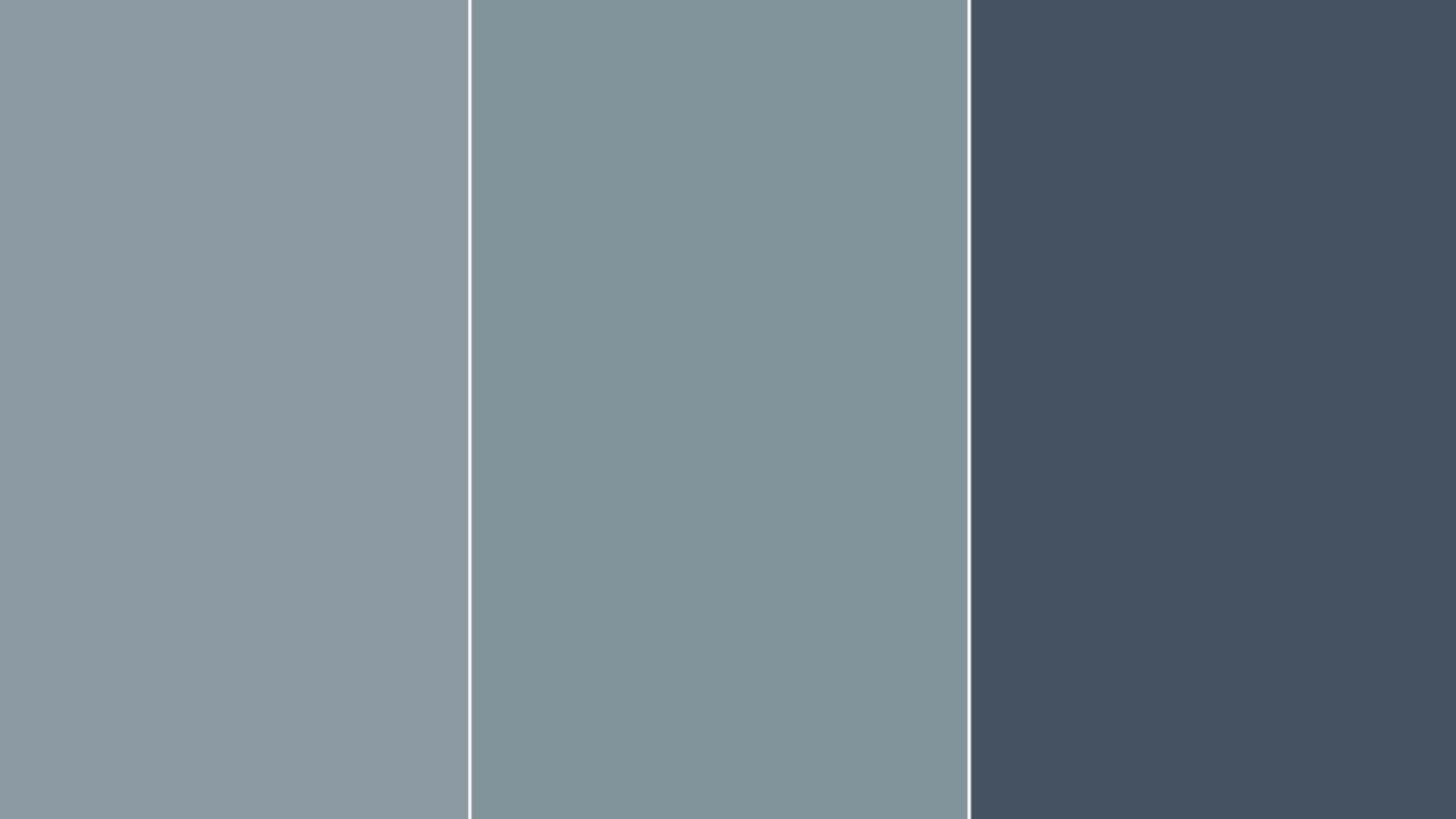 side by side swatch comparison of sherwin-williams debonair, benjamin moore van courtland blue, and newburyport blue