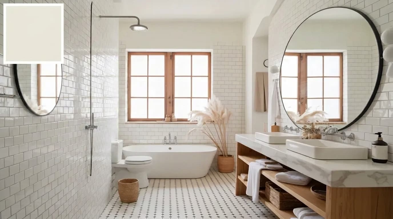 small bathroom with clean white walls making the space feel airy and fresh