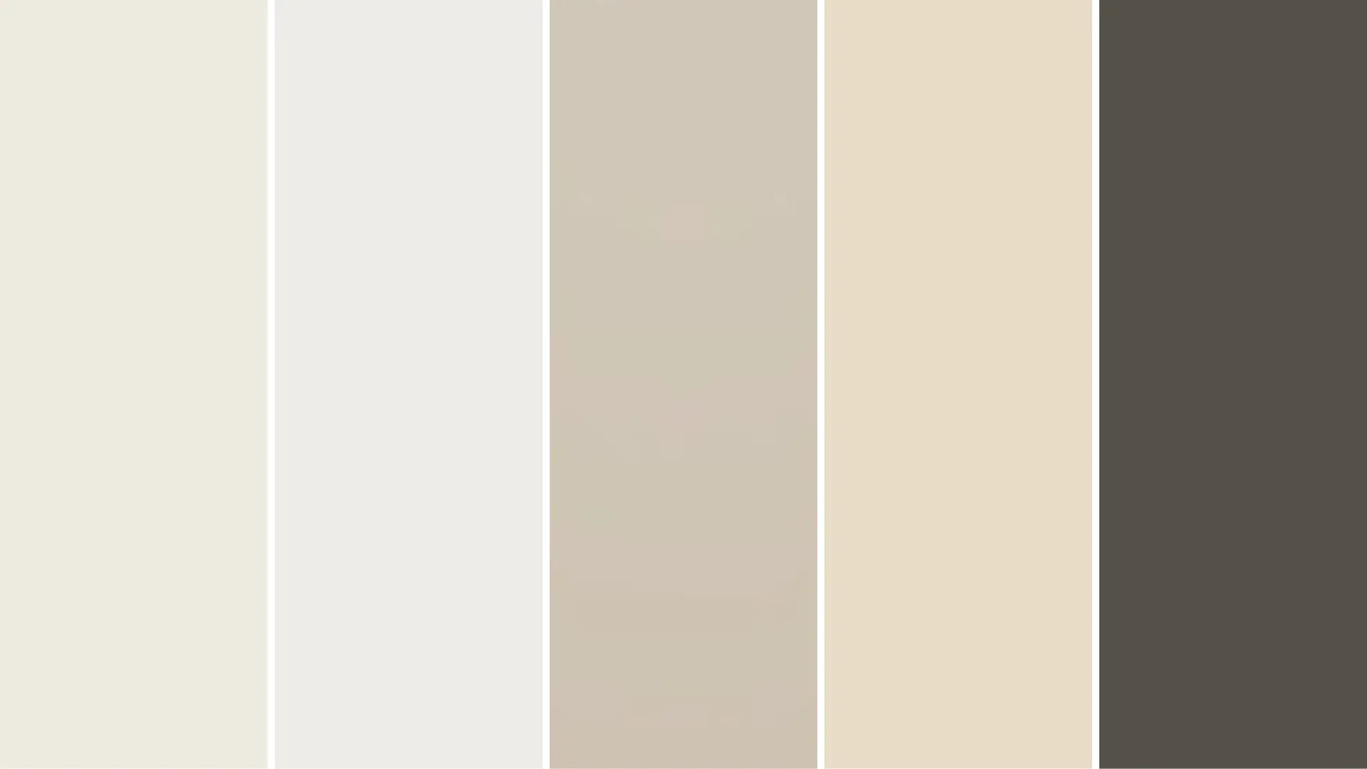 neutral color palette featuring creamy whites, beiges, and deep charcoal sherwin williams inkwell coordinating colors