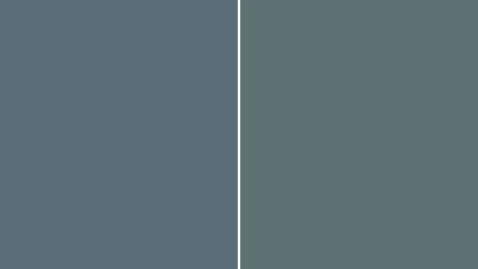 Color comparison of Smoky Blue SW 7604 and Sherwin-Williams Riverway SW 6222
