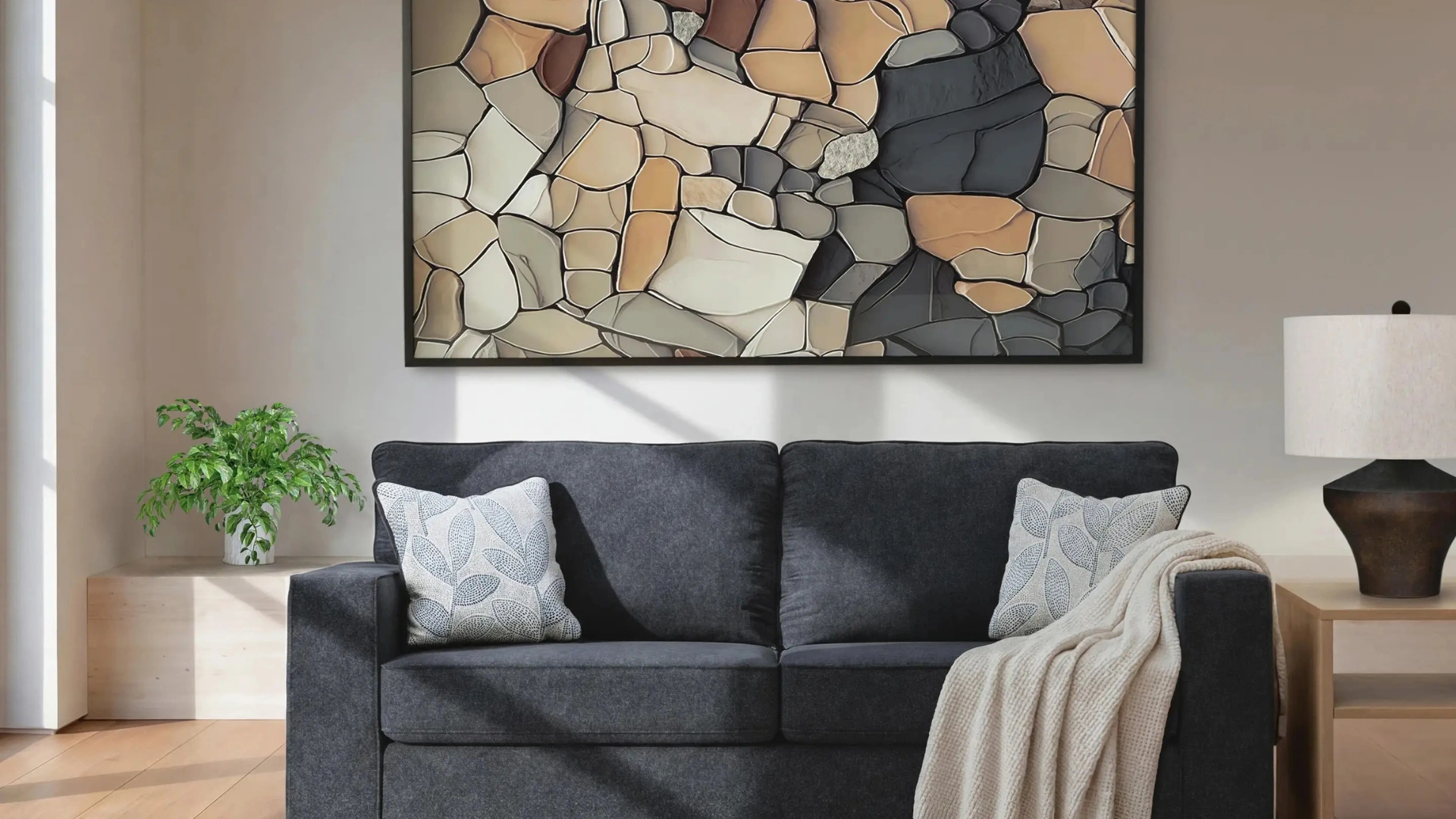 Ashley Furniture sofa showing upholstered seating and frame design for quality evaluation.