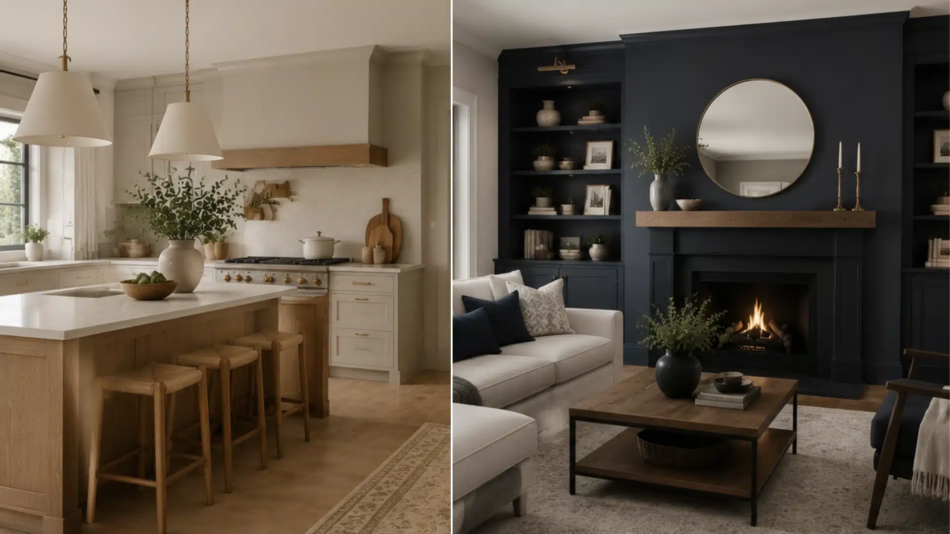 benjamin-moore-edgecomb-gray-hale-navy-white-dove-kitchen-living-room